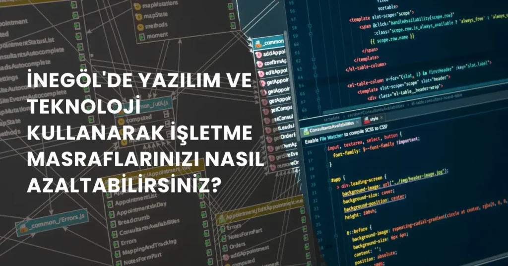 İnegöl'de Yazılım ve Teknoloji Kullanarak İşletme Masraflarınızı Nasıl Azaltabilirsiniz1